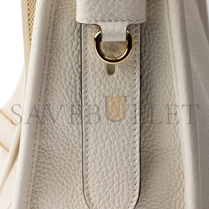 Pra*a medium leather bag 1bc073 (30*28*12cm)